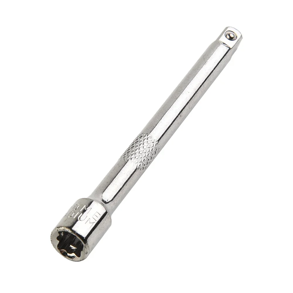 Chiave a bussola Extender Bar adattatore antiruggine presa a cricchetto in acciaio cromato asta scorrevole chiave a asta quadrata piccola nuova pratica
