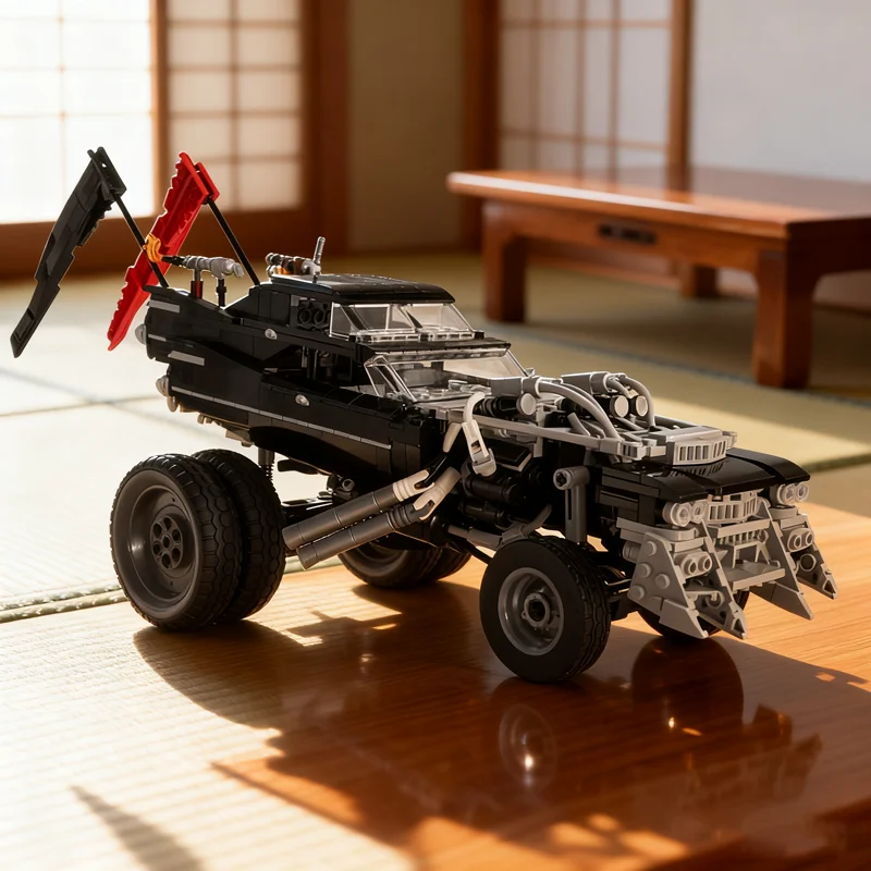1368pcs MOC Gigahorse Cars Technical Vehicle Engineering Model Building Blocks Design Collection Parts Bundle Fantasy Toy Gift
