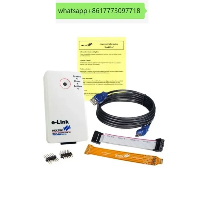 Holtek (Hetai) E-Link Simulator Programador Placa de Desenvolvimento Programa Debug Burning Downcarga MCU de 8 bits