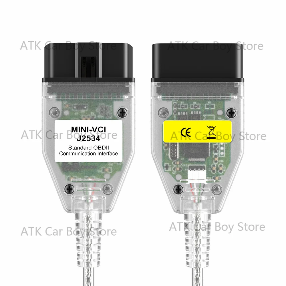 MiniVci For Toy-ota TI-S Techstream V18.00.008 FTDI FT232RL OBD2 Diagnostic Cable until 2023 D-TC Firmware Editor Toy-ota/Le-xus