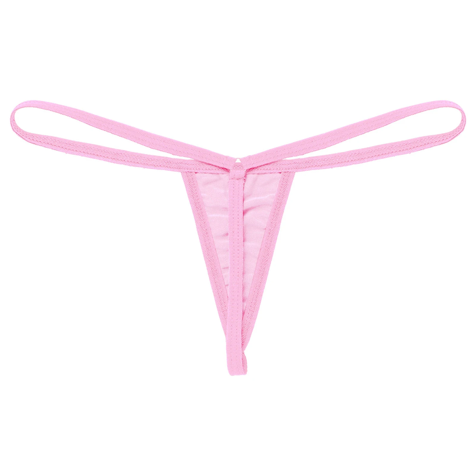 Nimiya สตรี Low Rise สี Slim Thong Elastic Waistband Light G-String บิกินี่ Micro กางเกง T-Back นุ่ม underwears