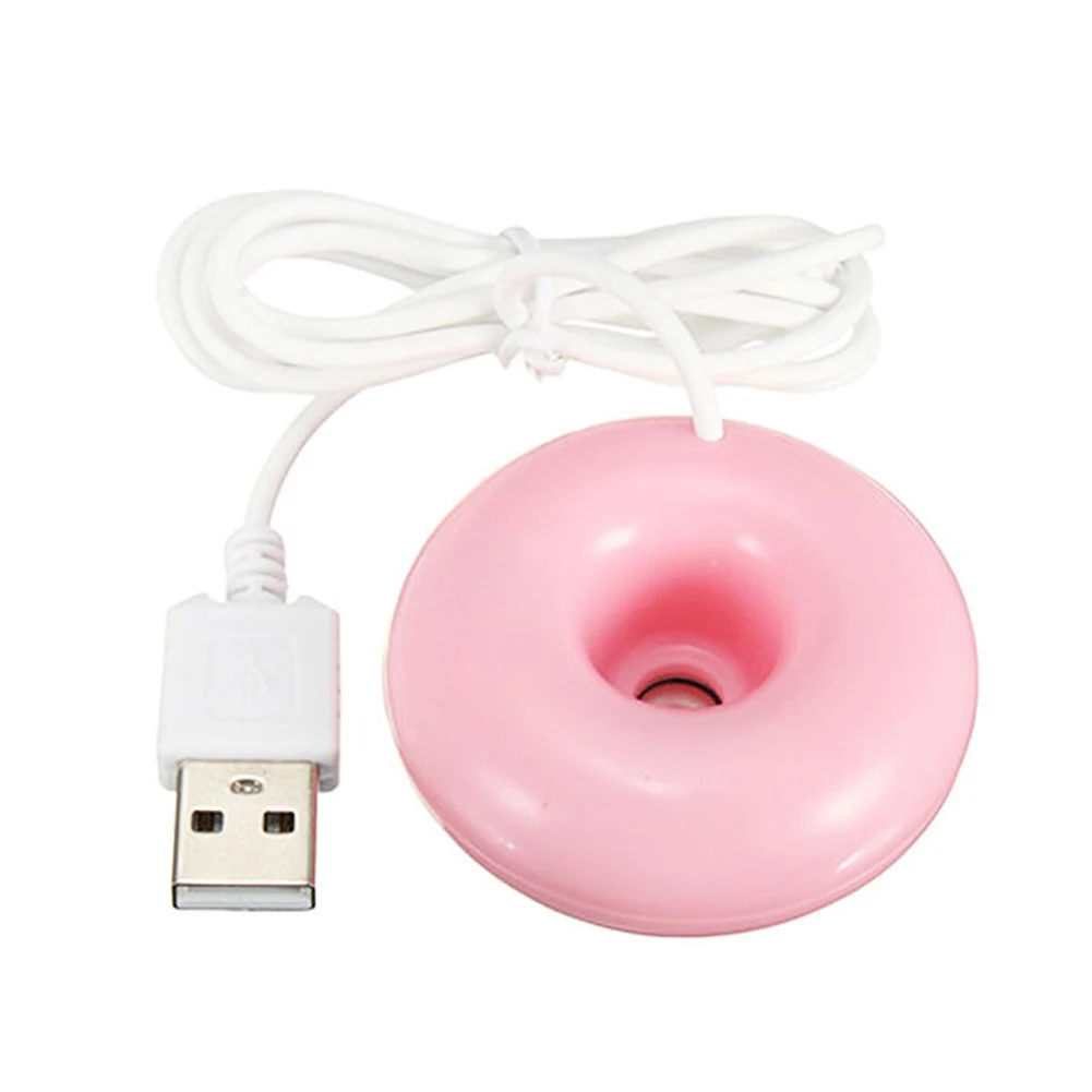 

For Office For Power Bank USB Powered Humidifier Water Cut-off Protection Humidifier Home Use Color White, Pink, Blue