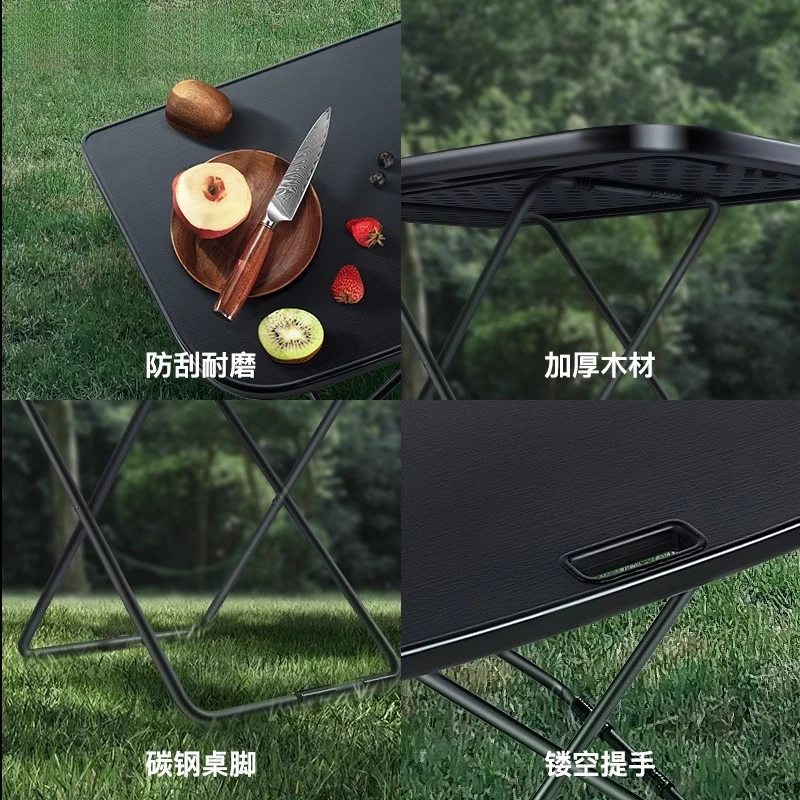 Portable Trunk Picnic Table for Tesla Model Y 2018-2024 Highland Desk Trvael Folding Work Rest Camping Board