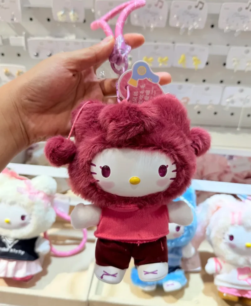 

Серия персонажей Sanrio Pop Star, виниловая слепая коробка, подвески, модные игрушки с рельефной рамкой для вас и ваших друзей