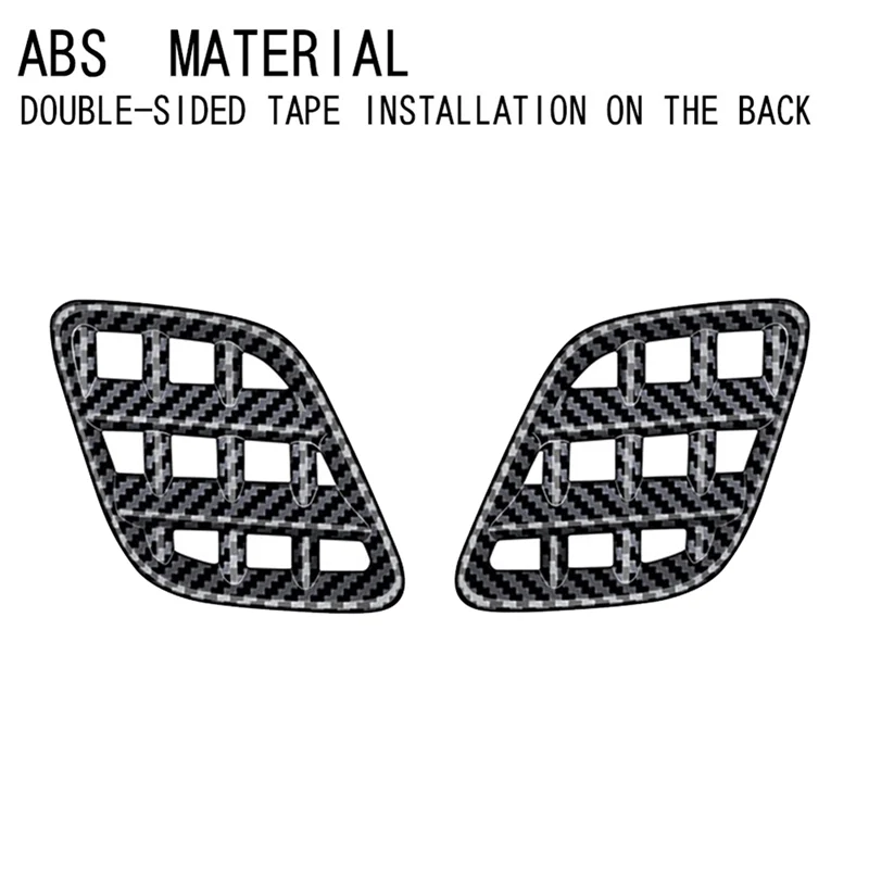 

Car Dashboard A/C Air Outlet Sticker Interior Accessories Forsuzuki Swift 2024 Carbon Fiber