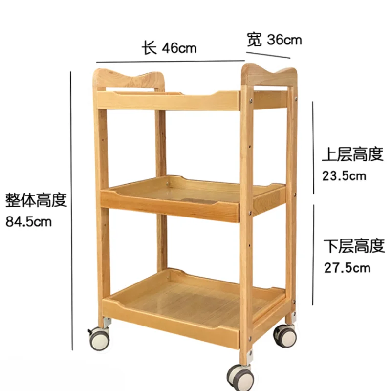 Dressing Rolling Trolley Storage Multi-purpose Cart With Wheels Cosmetic Helper Metal тележка парикмахерская Auxiliary Manicure