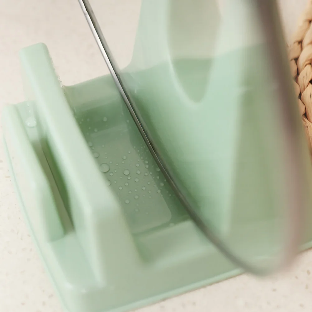 

2Pcs Plastic Pot Lid Rack Pan Cover Holder Kitchen Shelf Holder Food Grade PP Storage Stand for Lid Knife Cutting Board