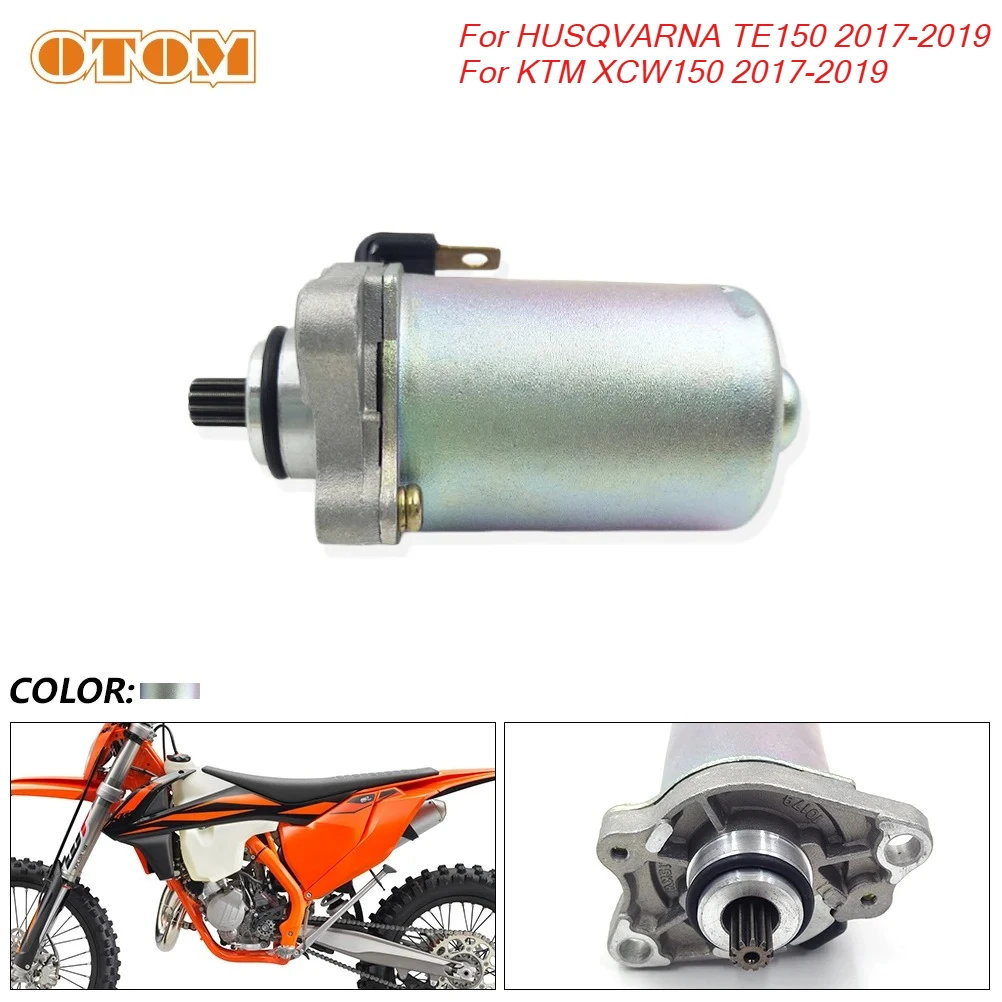 Motor de Arranque para Motocicleta 50440001000 para KTM 150XCW HUSQVARNA TE150 XCW TE 150 2017-2019, Motor de Motocross con Arranque Eléctrico 11T