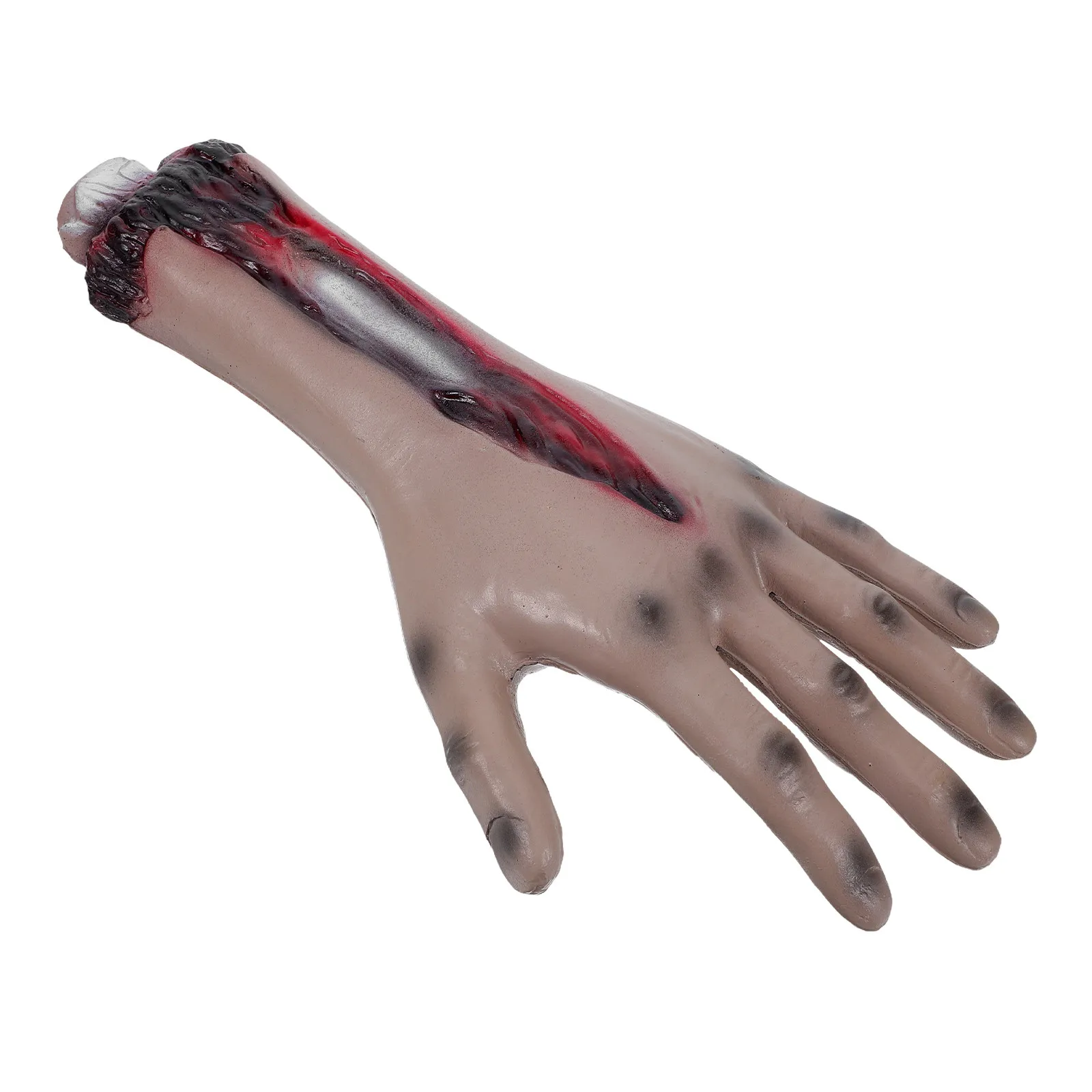 

Realistic Bloody Severed Hand Prop PU Halloween Decoration for Haunted House Party Scary Prank Wall Table Decor Creepy Body Part