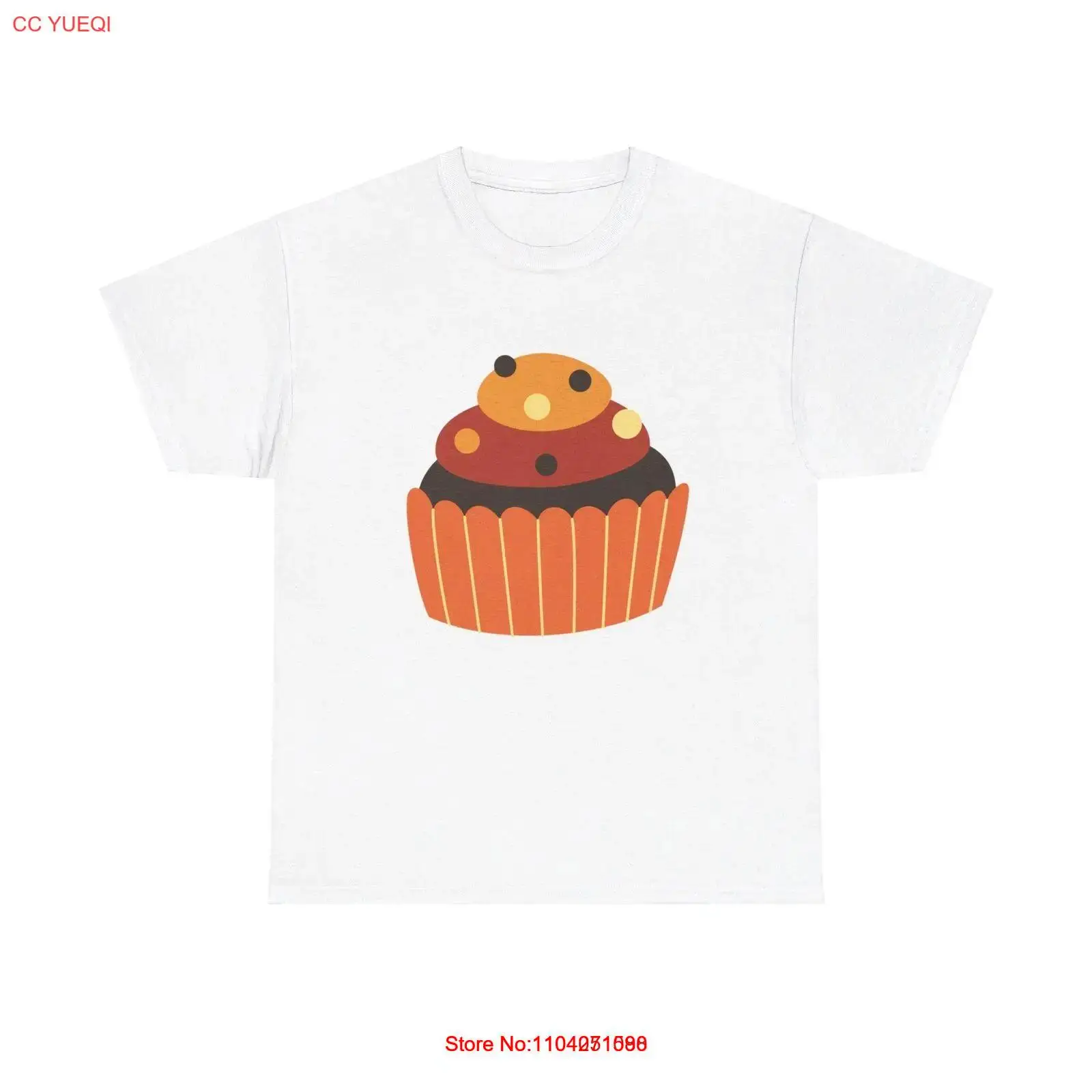 Thankgiving Cupcake T-Shirt - cute fun simple minimal food autumn fall dessert