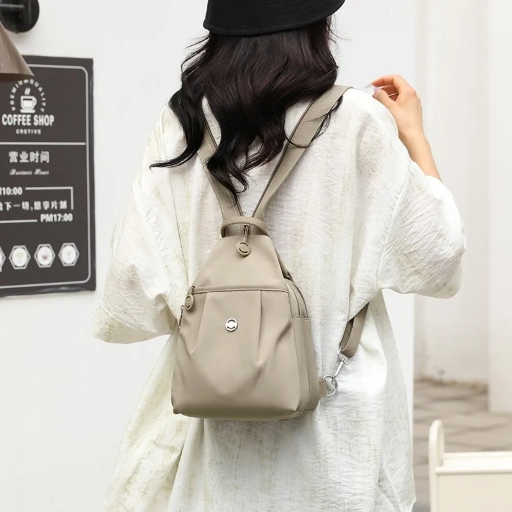 Fashion Oxford Fabric Backpack Multi Layer Waterproof Travel Bag Large Capacity Multi-purpose Shoulder Bag Outdoor Hiking