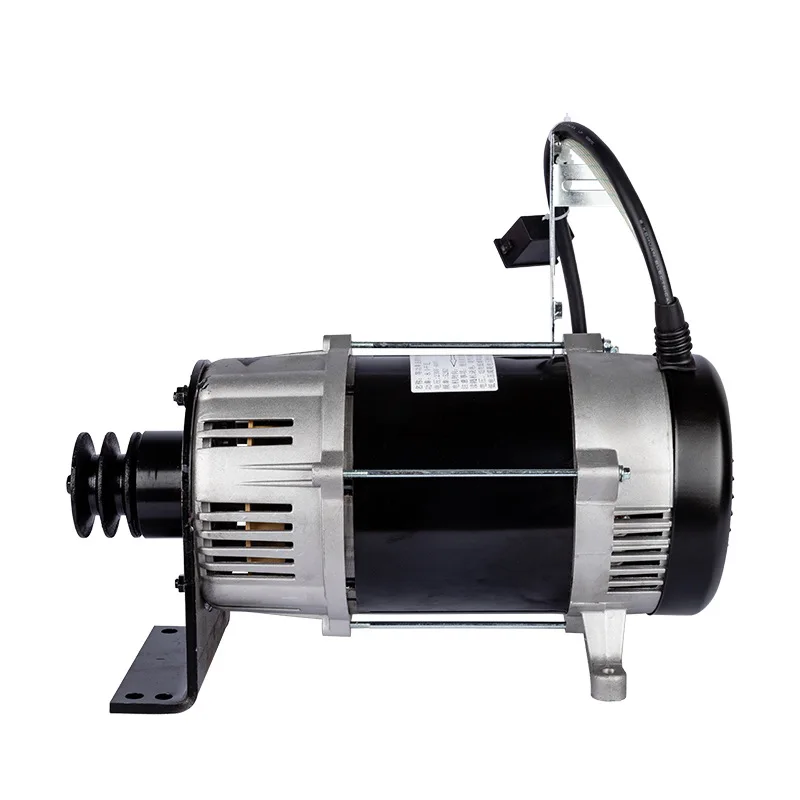 380V small household pulley generator 5KW 6KW 7KW 8KW power modified generator three-phase all-copper generator