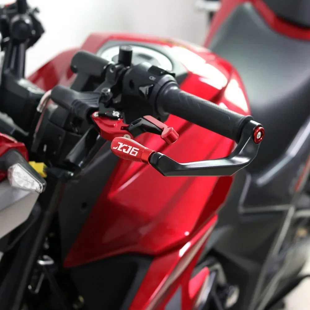 Custom Logo Motorcycle Handlebar Grips Guard Brake Clutch Levers Protector For YAMAHA XJ6 DIVERSION XJ 6 Accessories All Years