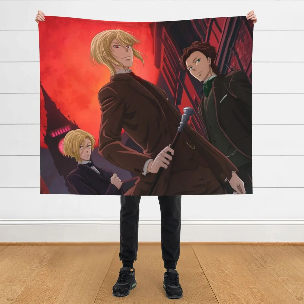 

Moriarty the Patriot Anime Throw Blanket Kid'S decorative Bed covers Blankets
