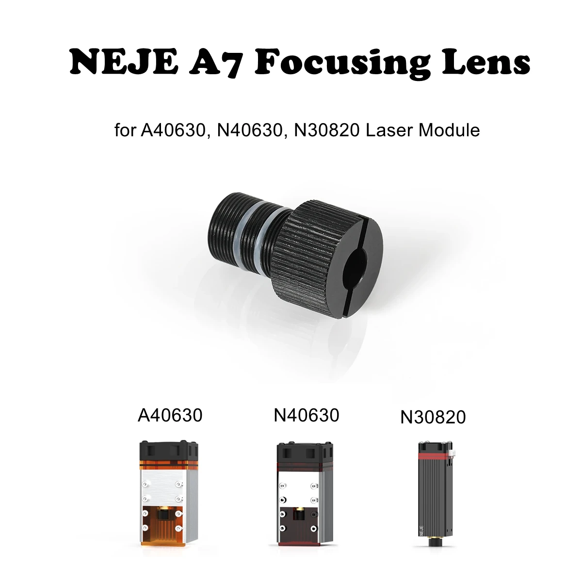 

NEJE A7 Focusing Lens Collimating Coated Replacement Glass Lens for NEJE N30820/ N40630/ A40630 Laser Module