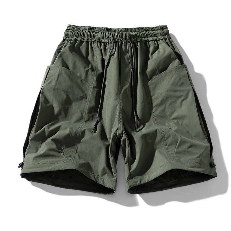 Workwear Functional Shorts Men's Brand Loose Straight Leg Five-quarter Pants Heavy Industry Trendy Sports Pants