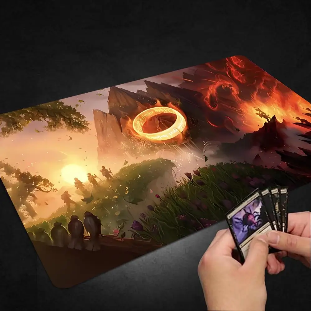 Ring  Mouse pad Fantasy-themed TCG gamming playmat game play mat Duel pads Beginner Card Battles Commander Gaming Deskpad - Image 3