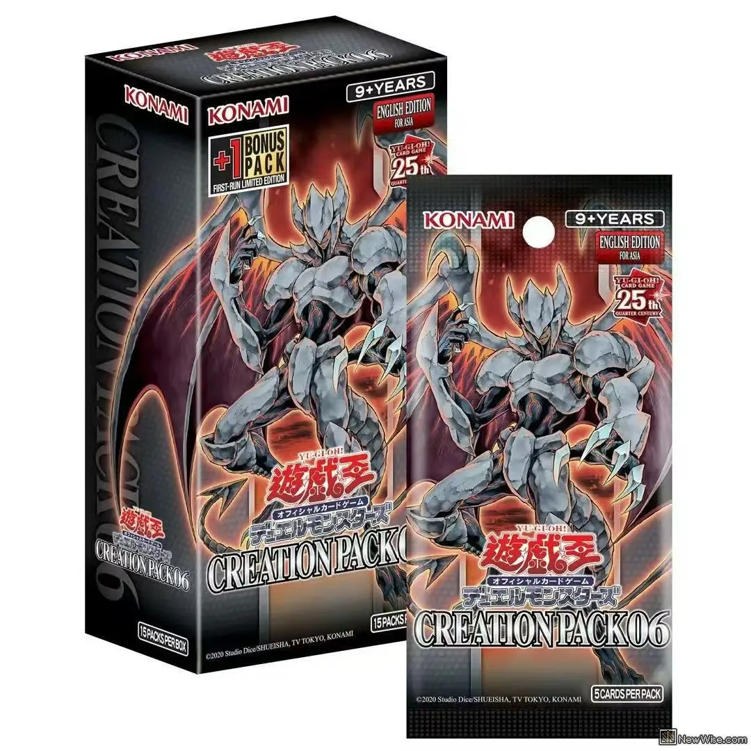 

2025 New English CP06 Yu Gi Oh Duel Monsters 25th Structure Deck:Creation Pack06 Collection Booster Box YUGIOH Gift Board Game ﻿
