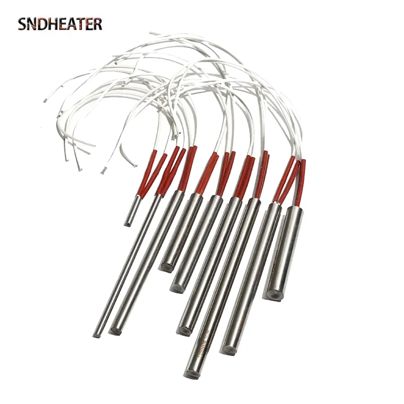 SNDHEATER 5PCS Cartridge Single Head Heater Resistance 220V 40MM 50MM 60MM 80MM Cast Heating Element 120W 150W 220W 300W 400W