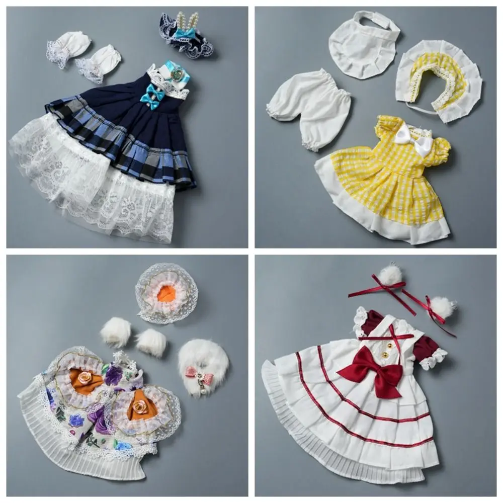 Bonito 1/6 roupas de bonecas bjd requintado adorável 30cm boneca princesa suspender vestido elegante 30cm 30cm vestido de boneca bjd 1/6 boneca