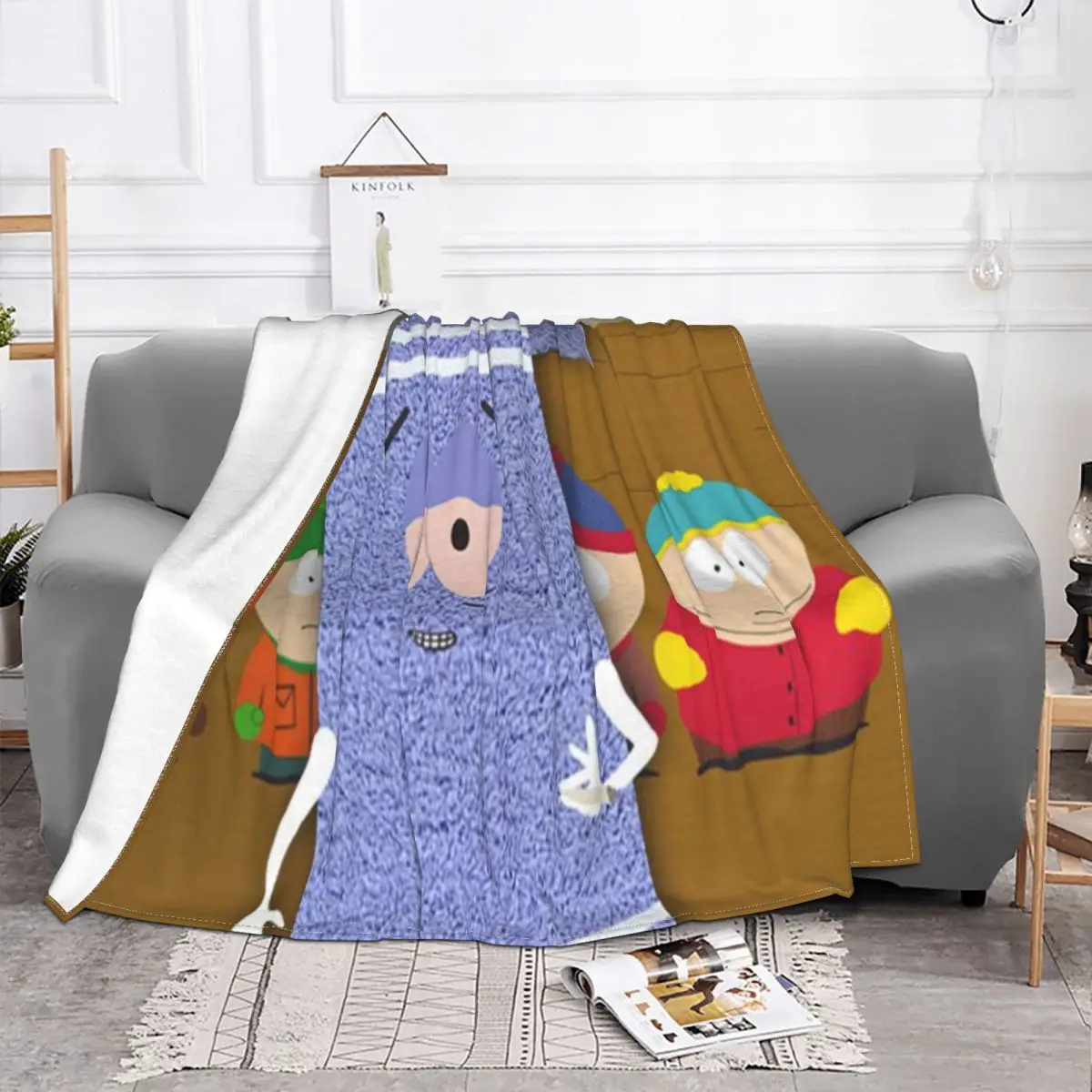 Southpark Towelie 812 Blanket Bedspread Bed Plaid Bed Cover Muslin Plaid Blanket Hoodie Winter Bed Covers Luxury Beach Towel