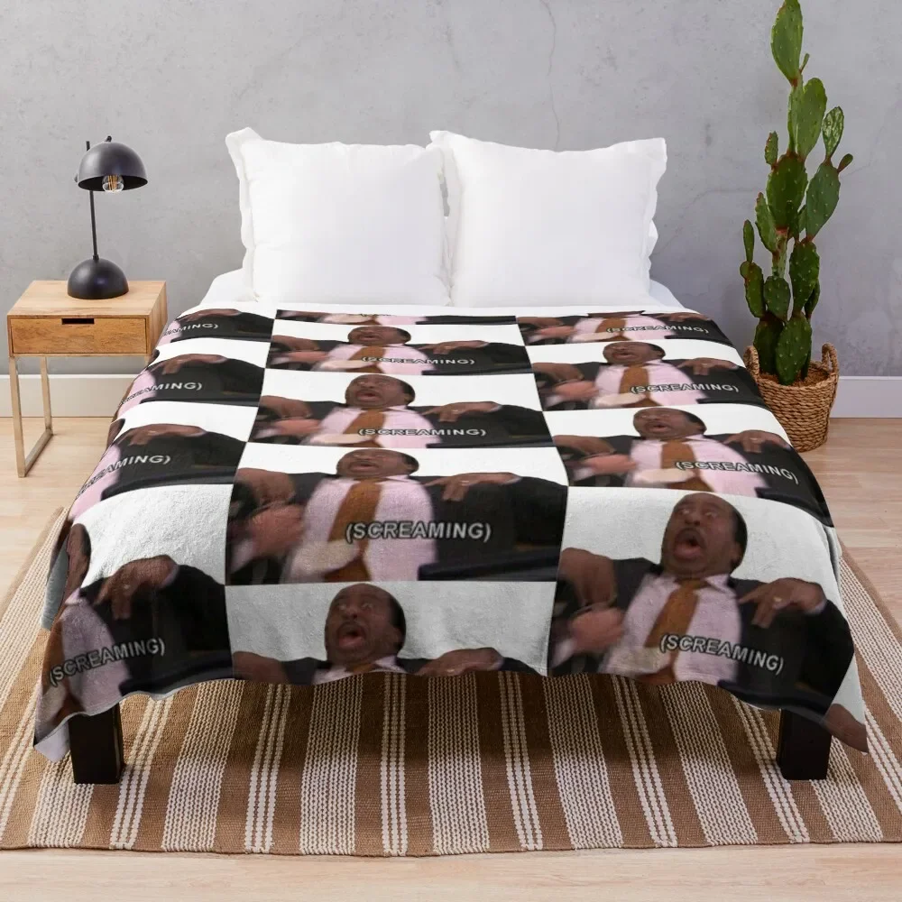 stanley hudson Throw Blanket Summer Cool Breathable Blanket for Sleeping