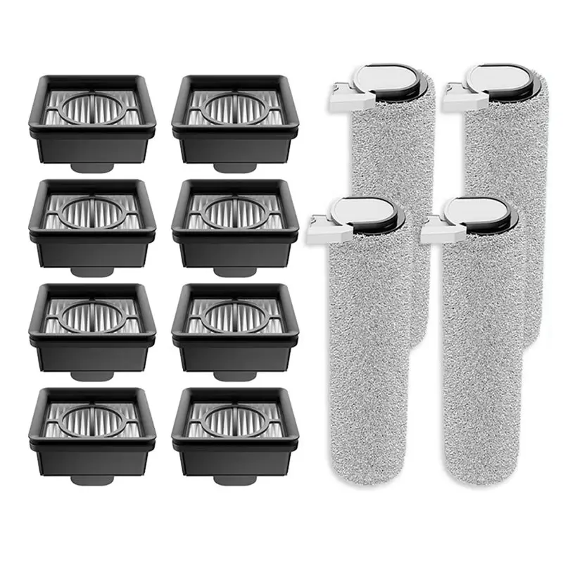 

KEOL-12PCS для Xiaomi Truclean W20 / 2C / 4C / 2 Lite: Сменные роликовые щетки и HEPA-фильтры для пылесосов
