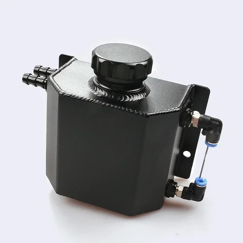 

New 1L 2L Square Oil Breathable Pot Automobile Exhaust Gas Recovery Pot Aluminum Alloy Car Modification Oil Recovery Tool