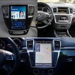 For Mercedes Benz ML W166 GL X166 ML300 ML350 ML400 ML550 GL350 GL400  Screen Android13 Car Radio Multimedia Player Carplay