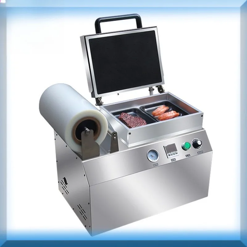 Small vacuum body machine steak lamb chop fresh-keeping machine salmon seafood durian frozen meat blister film packaging machine