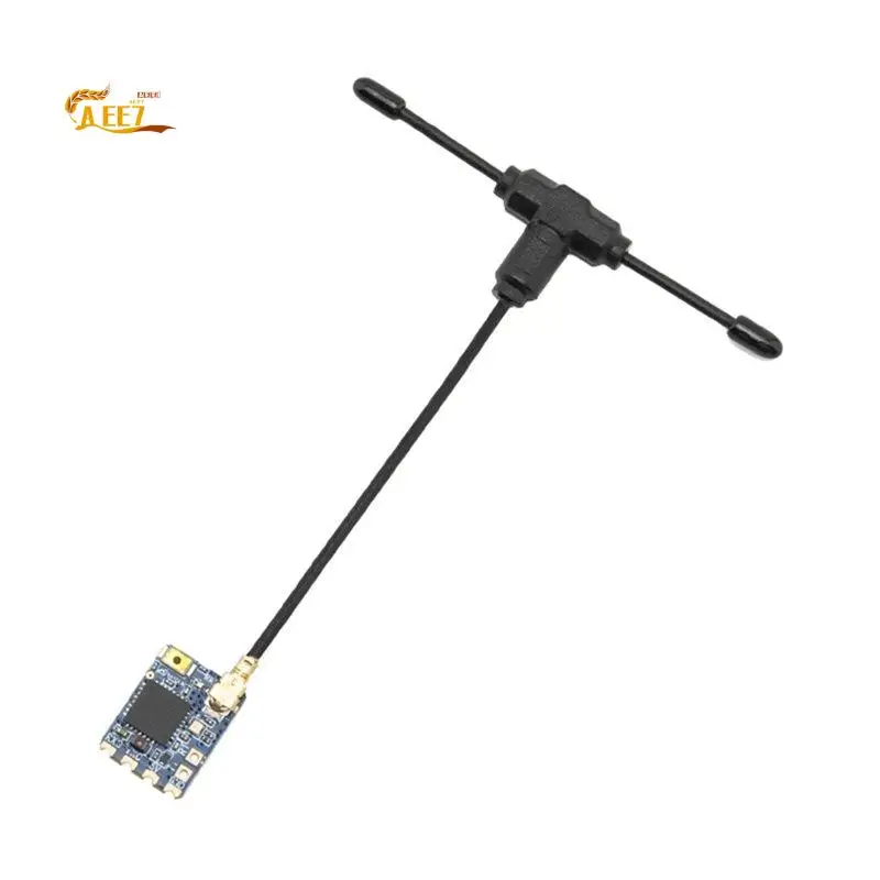 AEE7-For BAYCKRC RR2 ELRS 2.4G Receiver Expresslrs RX TCXO With 50Mm T Type Antenna For RC FPV Racing Long Range Drone