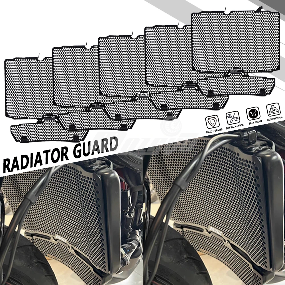 

Motorcycle Radiator Protection Grille Guards For MV Agusta Dragster / RR SCS / RC SCS / Rosso Dragster800 2022-2023-2024-2025