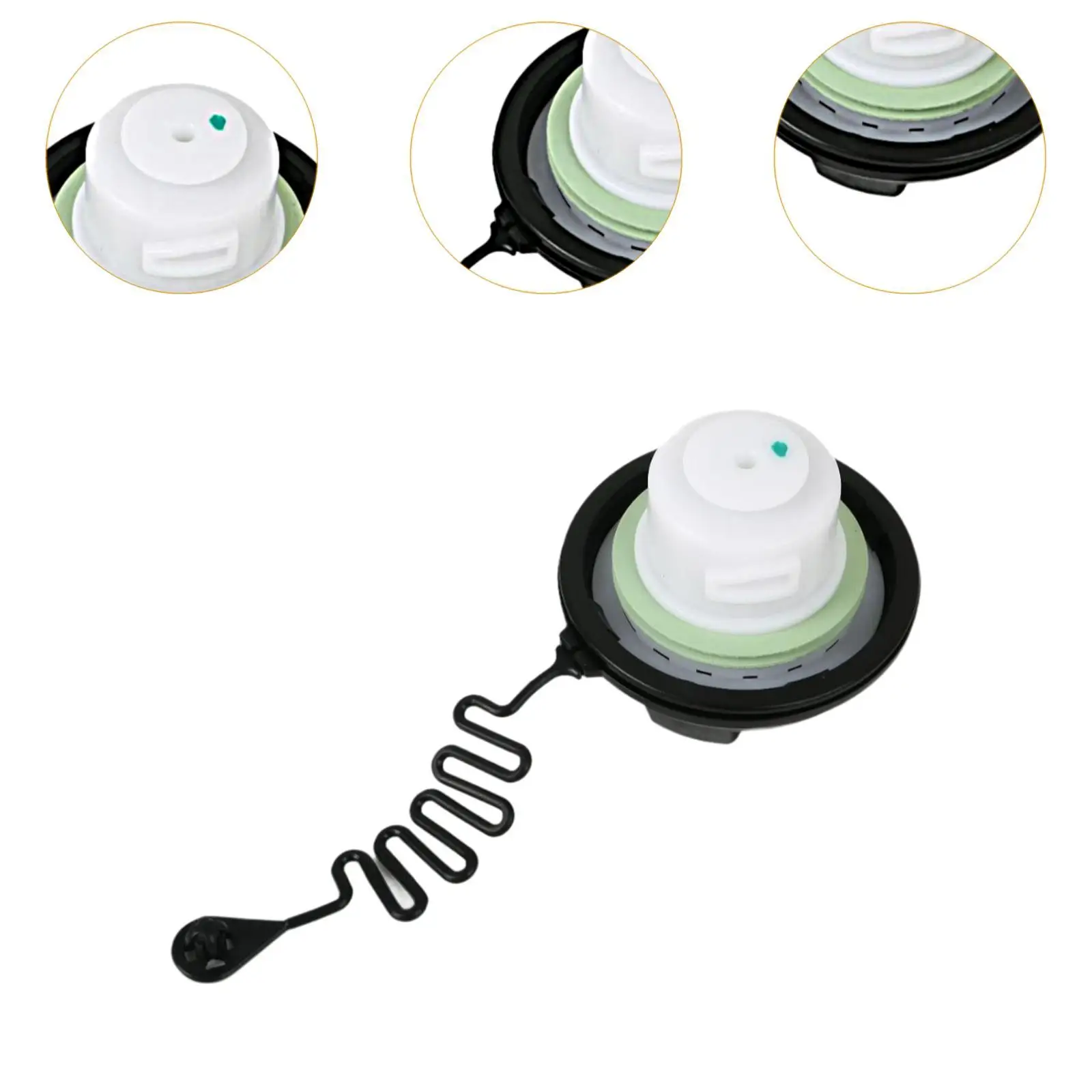 استبدال غطاء الوقود ارتداء مقاومة غطاء خزان الوقود غطاء الغاز ختم جيد اكسسوارات السيارات لمركبة خزان الغاز #1