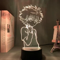 Hunter X Hunter Hisoka Lamp Killua and Gon Led Night Light for Kids Bedroom Decor table light Christmas Gift Acrylic 3d Lamp