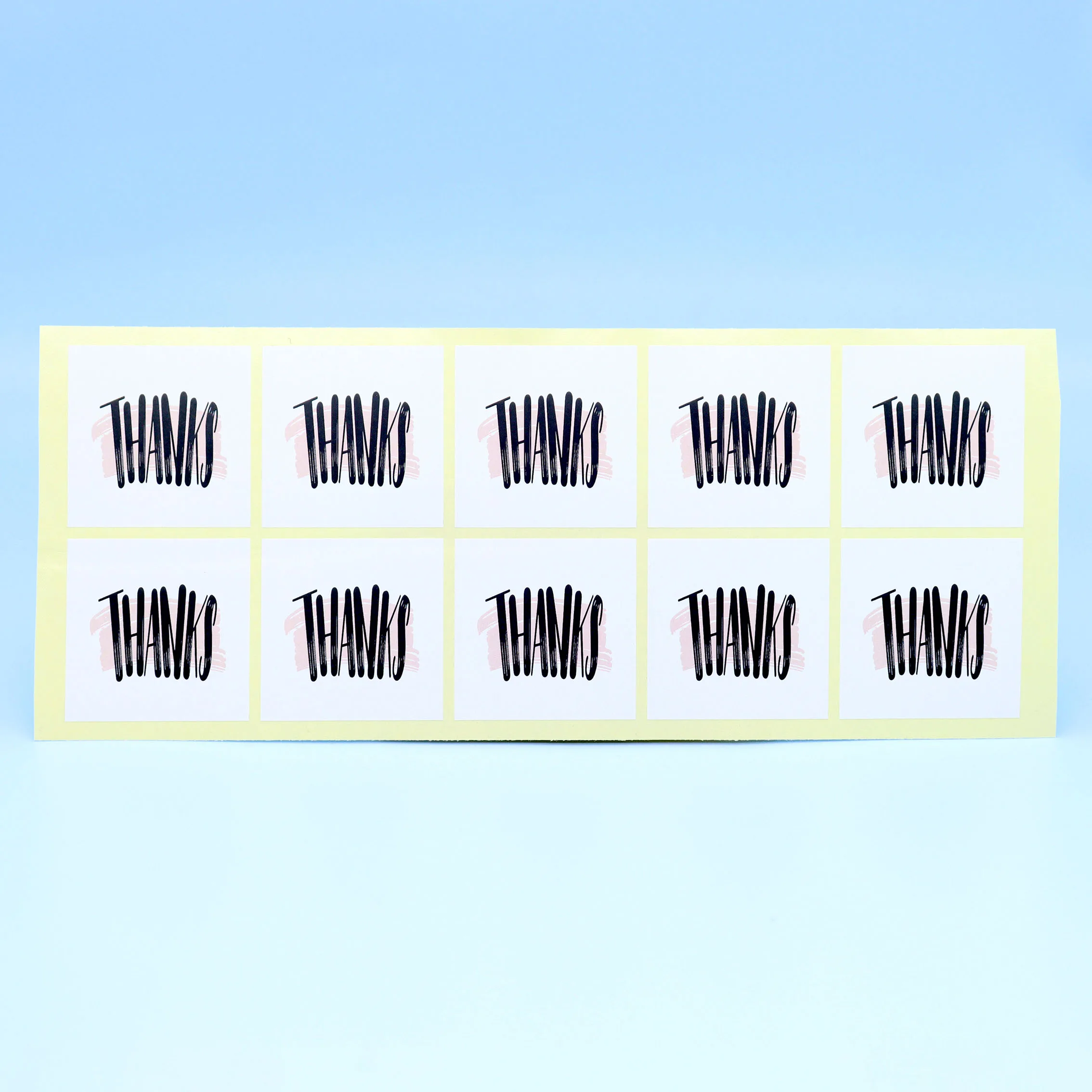 Thank You Stickers Seal Labels 50-500pcs Decoration Sticker For Handmade Wedding Gift Scrapbooking for Envelope and Package Seal