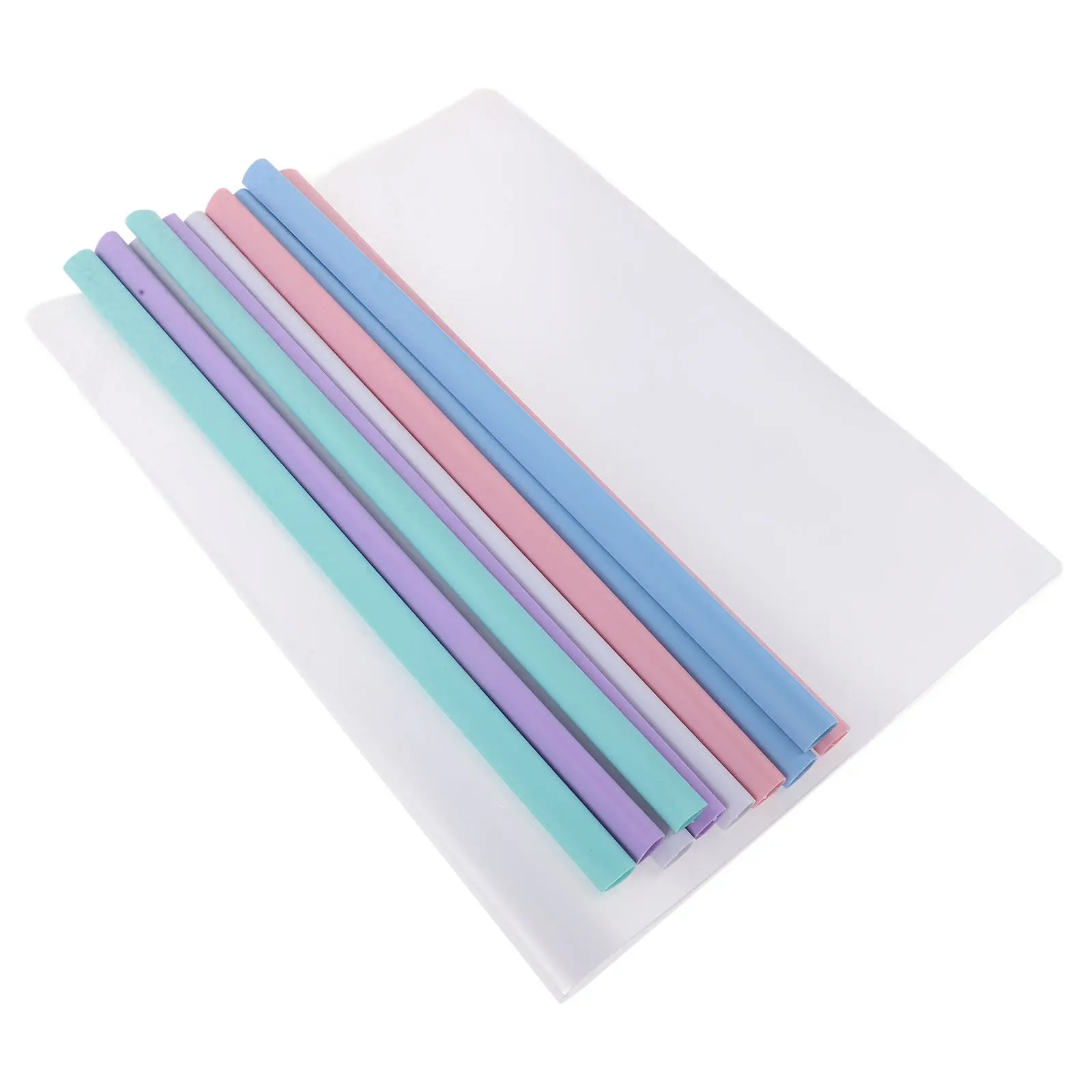 

50 шт. прозрачных пластиковых папок-скоросшивателей для документов формата А4, органайзеры для хранения файлов для офиса, школы, бизнеса