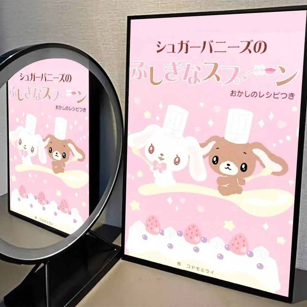 1 Stück AZMN Sugarbunnies Anime Kawaii Poster Vintage Room Bar Cafe Dekor Heimdekoration – Detail 2