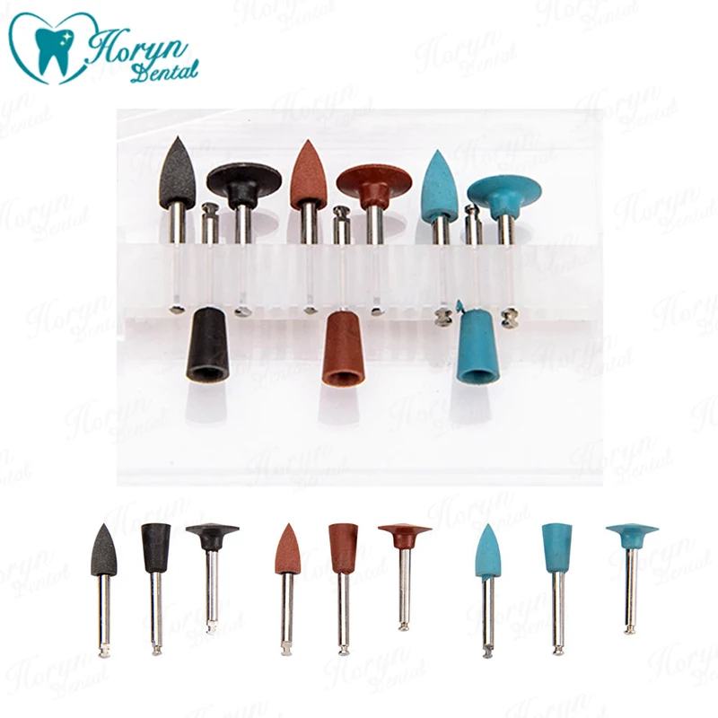 

Dental Whitening Silicone Polisher Diamond Burs Cups Assorted Oral Hygiene Teeth Polishing Kits Tools