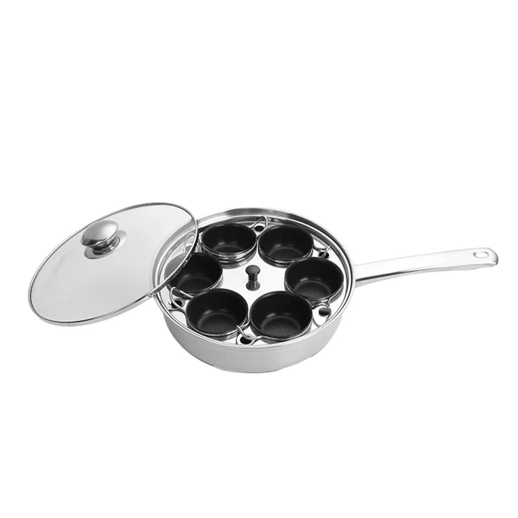 

Egg Cooker Both Frying And Steaming Options Large Capacity Egg Poacher Pan Egg Steamer 4 cups