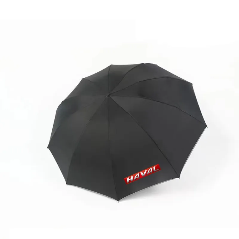 Rotatable LED Umbrella New Automatic Reflective Strip Car Umbrella For Haval F7 H6 F7x H2 H3 H5 H7 H8 H9 M4 Car Accessories