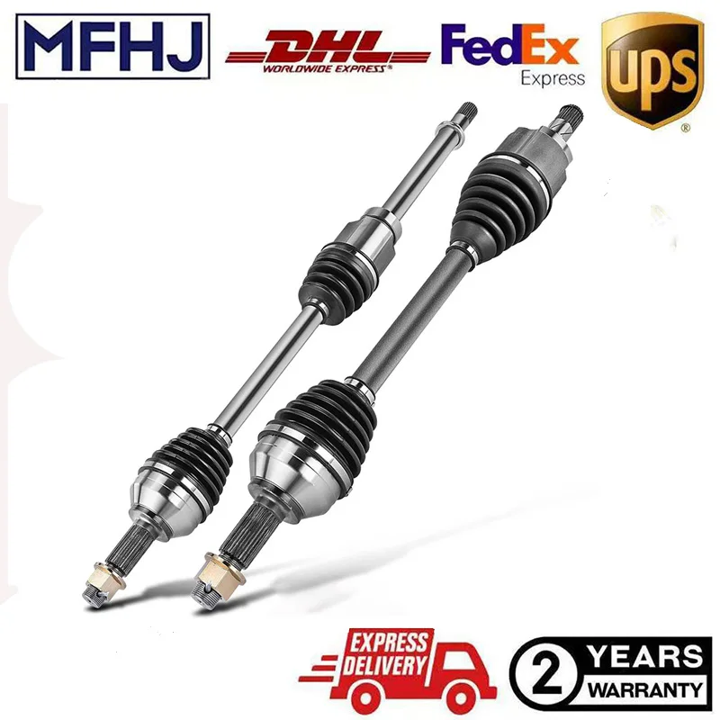 

2x Front Left & Right CV Axle Assembly for Nissan Juke 2011-2017 L4 1.6L FWD 66-6424, 391011KB0A, 66-6425, 391001KB0A