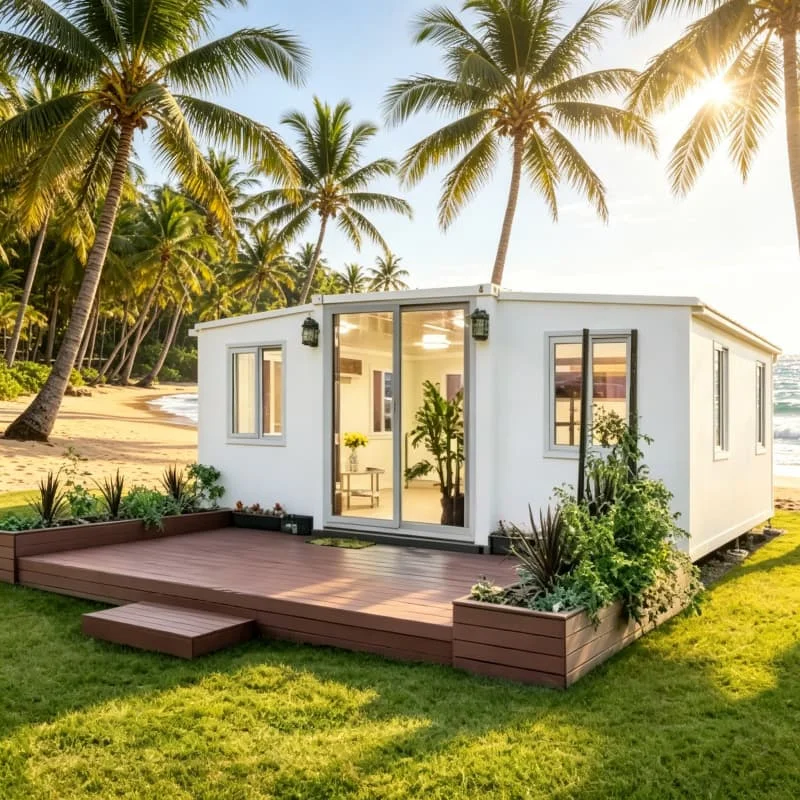 Luxury Modern Prefabricated Home Expandable House Luxury 20ft Container House Steel for Office Outdoor Apartment and Vacation