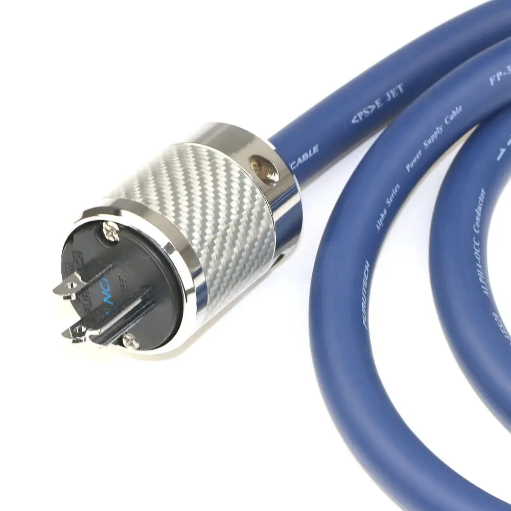 Original Japanese FURUTECH 3TS20 OCC Blue Ribbon HiFi Power Cable, Amplifier Gallbladder, Decoding Power Connection Cable