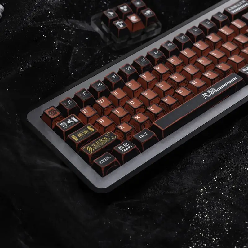 High aesthetic DIY five sided thermal sublimation compatible mechanical keyboard 60-108