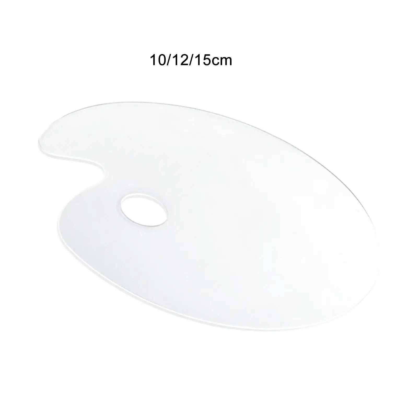 Bandeja de paleta de maquillaje, herramienta de maquillaje, base de mano, paleta de cosméticos, acrílico para mezclar base, pigmento de brillo de labios