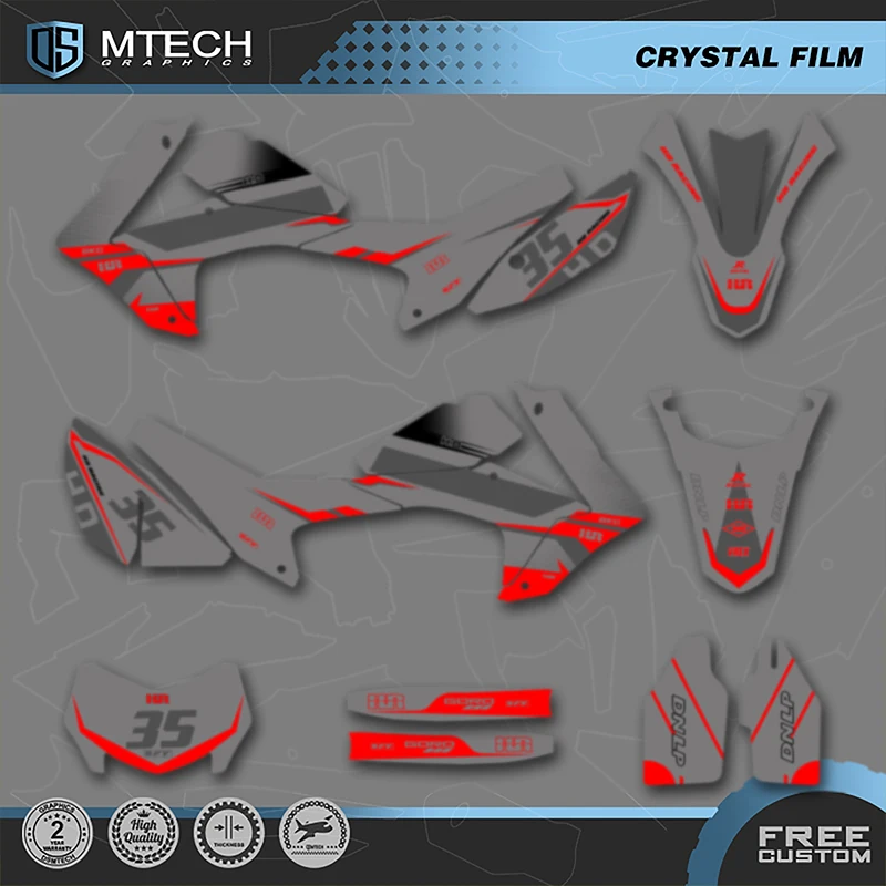 

DSMTECH for HONDA CRF250L 2012-2015 2016 2017 2018 2019 2020 250CC Motorcycle Graphics Background Decals Stickers Kits -20