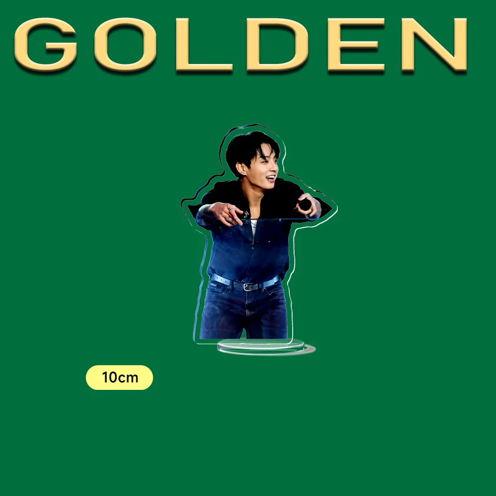 10CM Acryl Kpop Standee GOLDEN THE MOMENTS Figuren Stander Vkook Funs Geschenk Zubehör Merchs