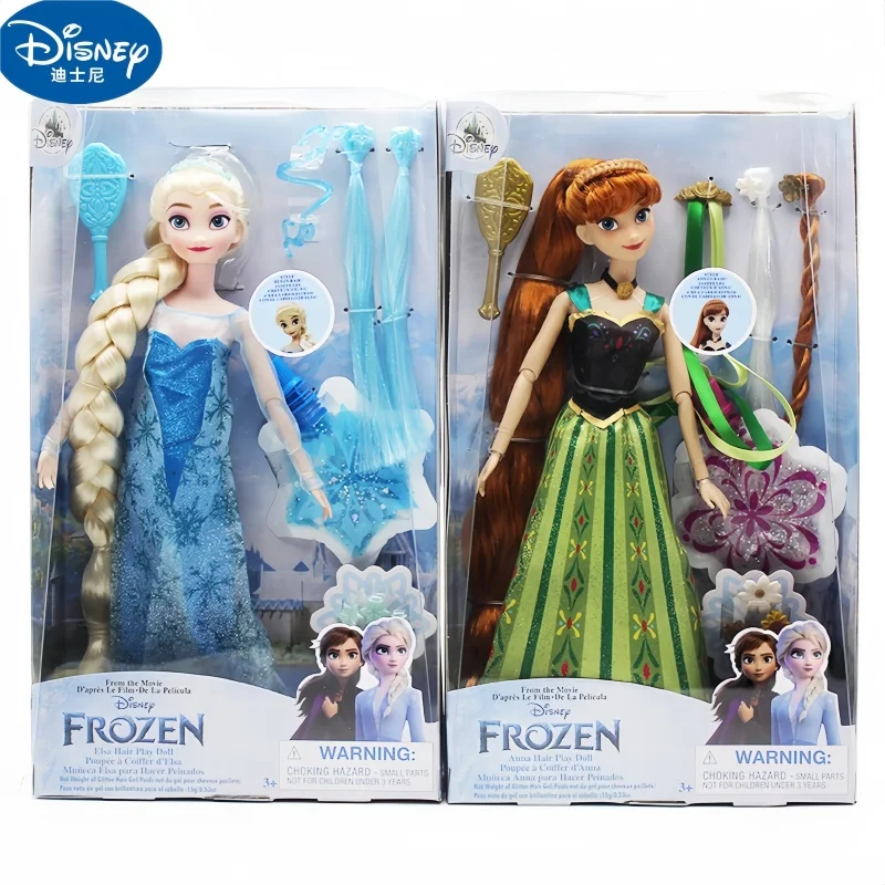 

Diseny Cartoon Frozen 2 Elsa Anna Figure Princess Doll Toys Bjd Joint Movable Simulation Doll Children Play House Birthday Gift