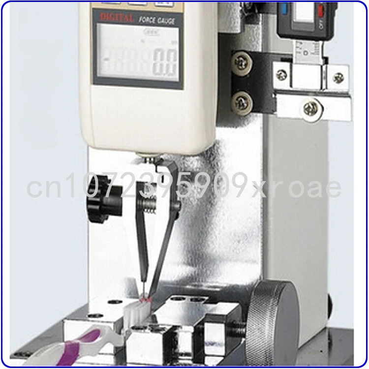 Toothbrush bristle tensile strength tester, manual tensile testing machine, push and pull tester