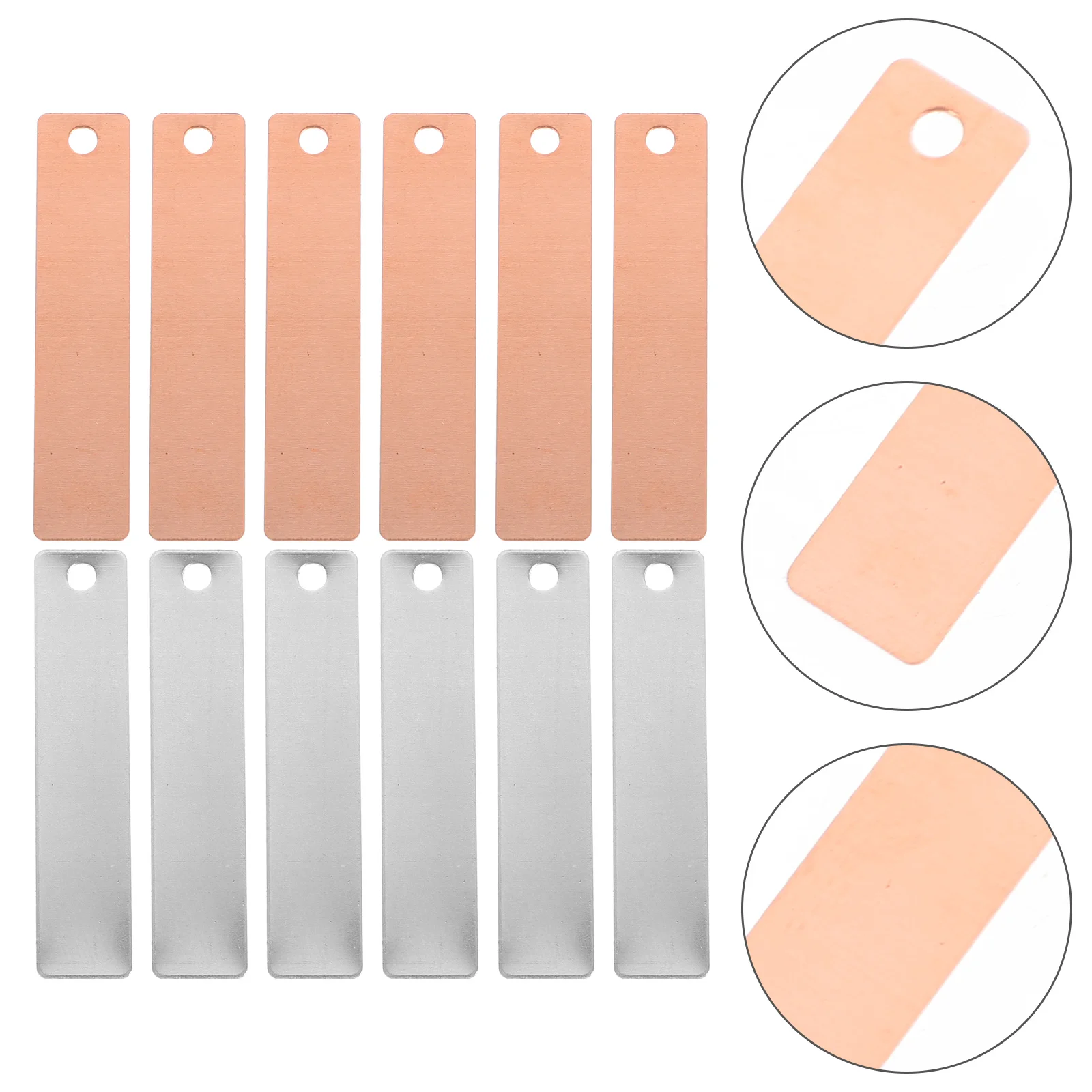 Copper Sheet Zinc Fruit Experiment Supplies Experimental Electrode Strip for